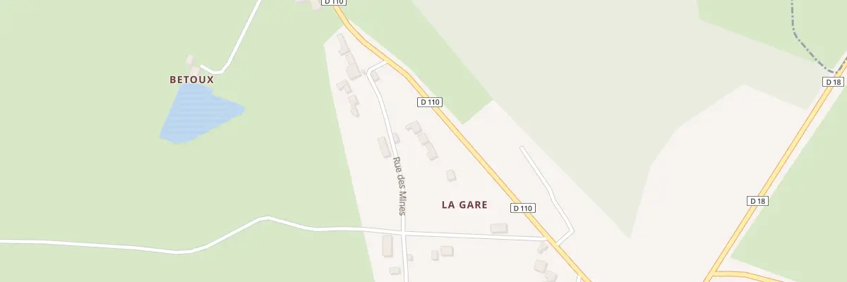 Plan du 5063 La Gare à Gouttières