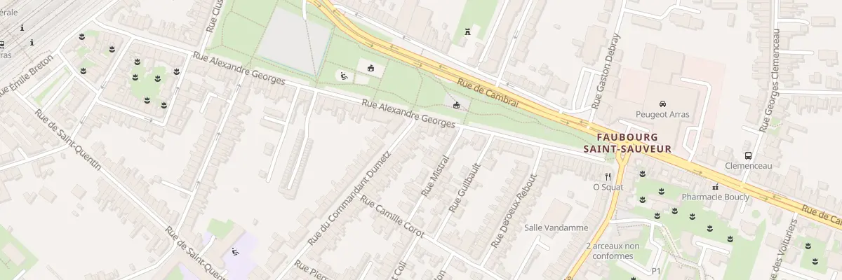 Plan du 3 Rue du Cdt Dumetz à Arras