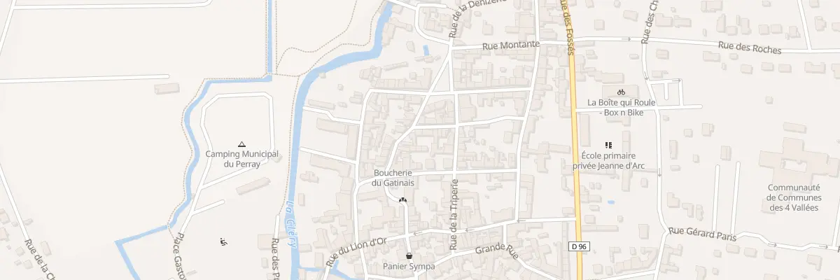 Plan du 2 Rue du Plat d’Etain à Ferrières-en-Gâtinais