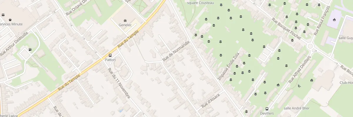 Plan du 3 Rue de Normandie à Arras