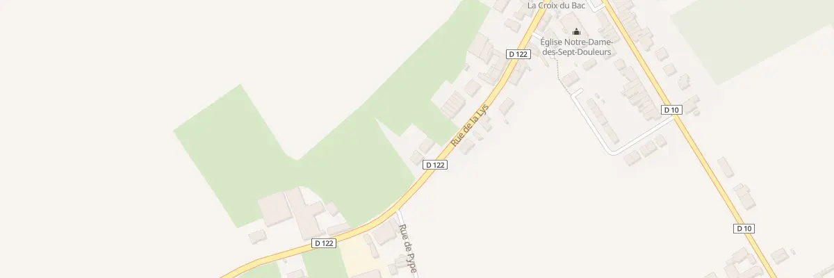 Plan du 25B Rue de la Lys à Steenwerck