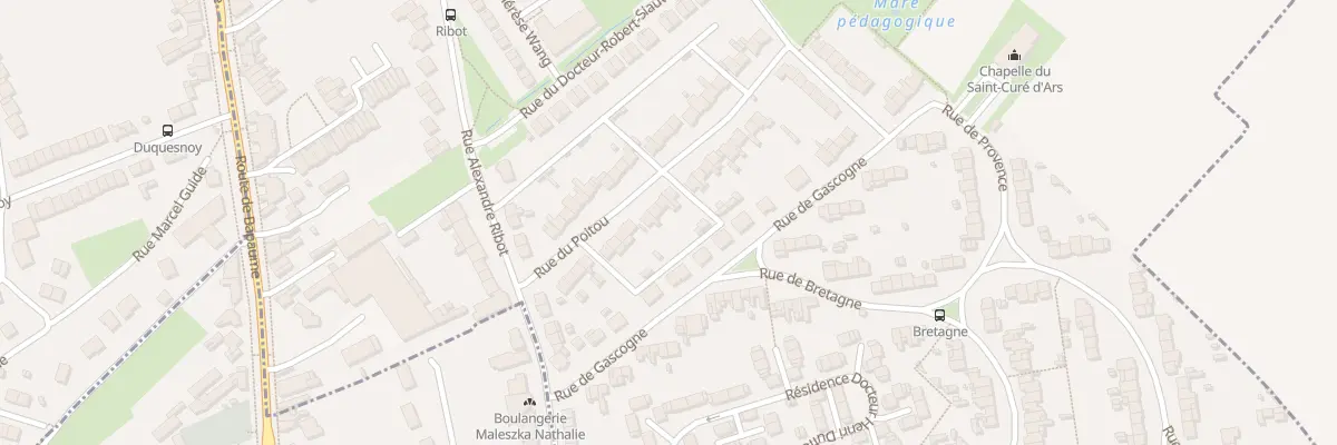 Plan du 21 Rue du Poitou à Arras