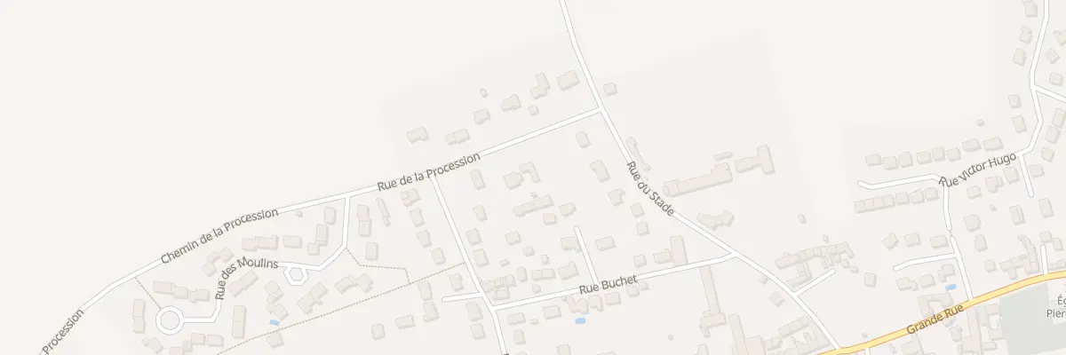Plan du 8 Rue de la Procession à Silly-le-Long