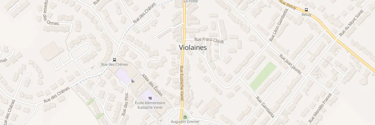 Plan du 24 Rue Eustache Varet à Violaines