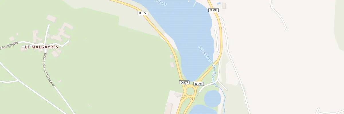 Plan du 3 Rte de Saint-Martin à Salles-Curan