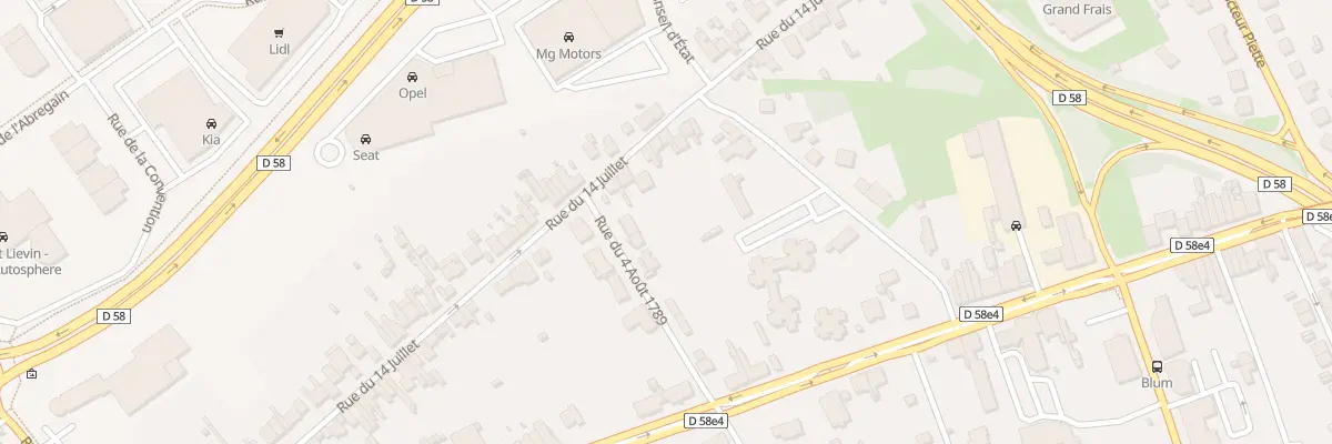 Plan du 65 Rue du 14 Juillet à Liévin