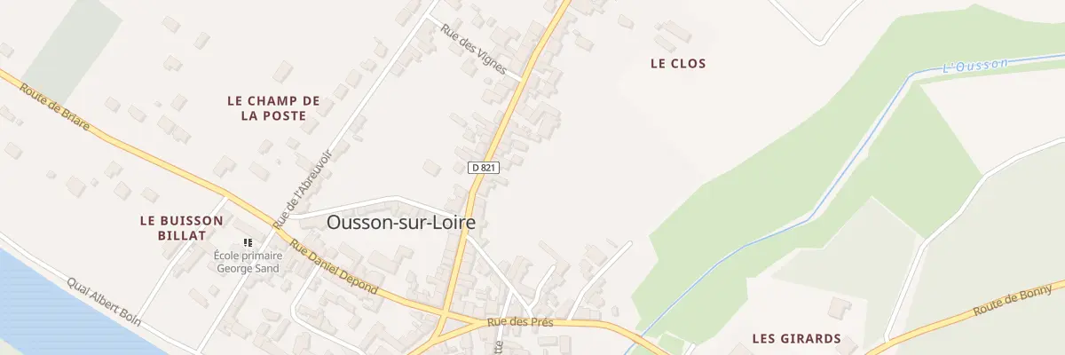 Plan du 24 Gr Grande Rue à Ousson-sur-Loire