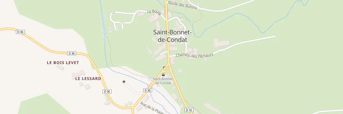 Plan du 6014 Le Bourg à Saint-Bonnet-de-Condat