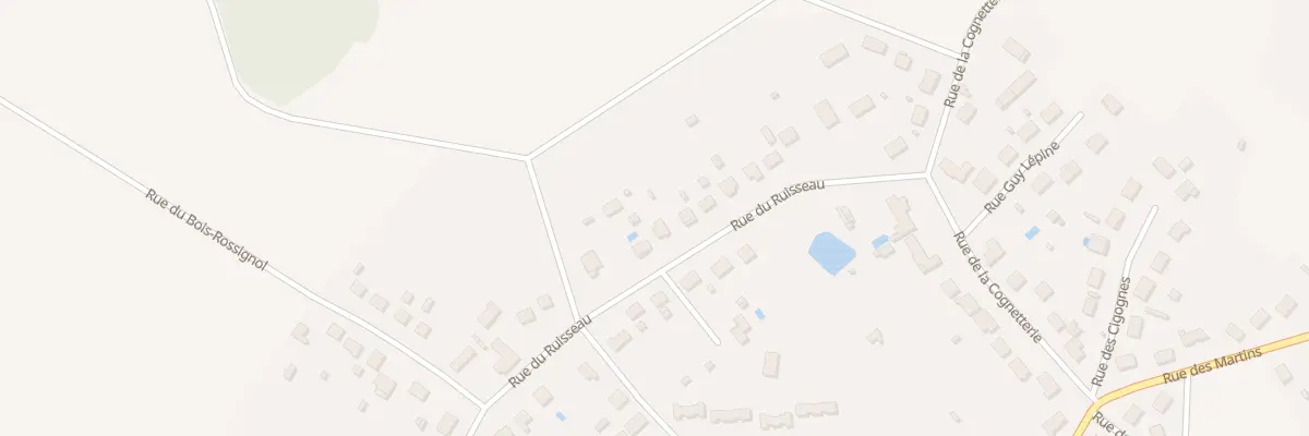 Plan du 575 Rue du Ruisseau à Amilly