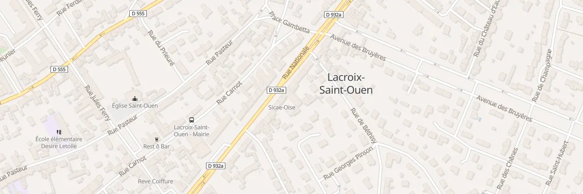 Plan du 106 Rue Nationale à Lacroix-Saint-Ouen