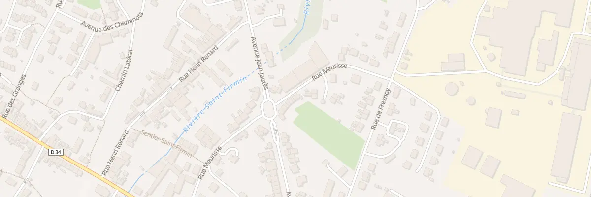 Plan du 34 Rue Meurisse à Roye