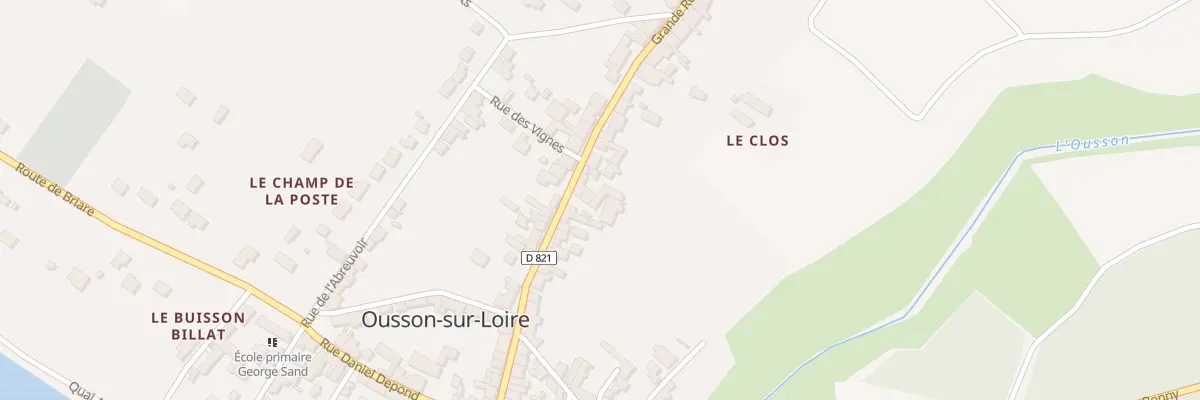 Plan du 38 Gr Grande Rue à Ousson-sur-Loire