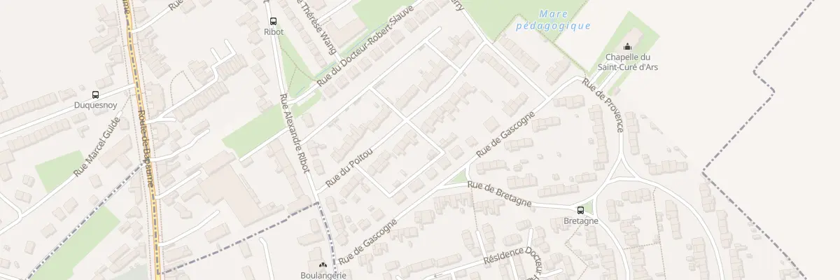 Plan du 17 Rue du Poitou à Arras