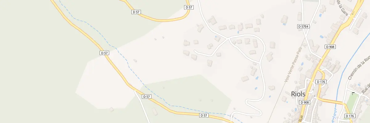 Plan du 25 Che des Bruyères à Riols