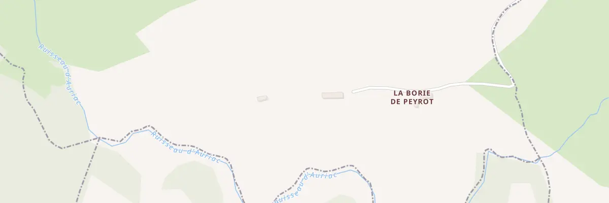 Plan du 5099 Borie de Peyrot à Cassuéjouls