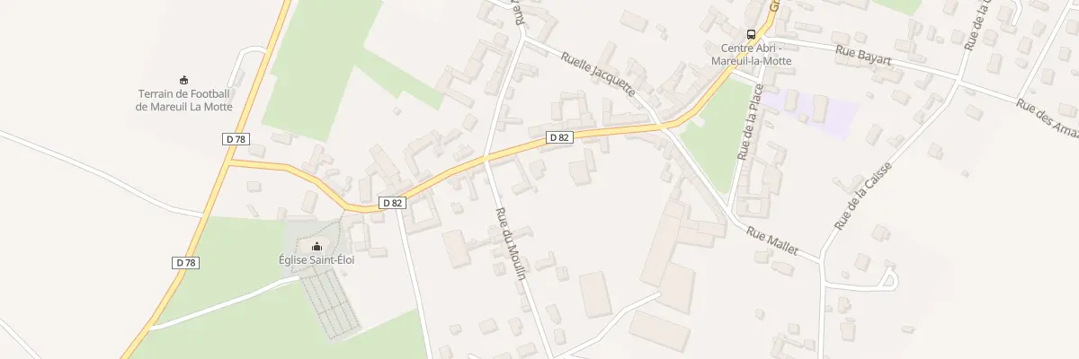 Plan du 5 Rue de l’Eglise à Mareuil-la-Motte