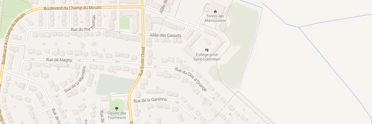 Plan du 9 Rue du Clos d’Orange à Serris