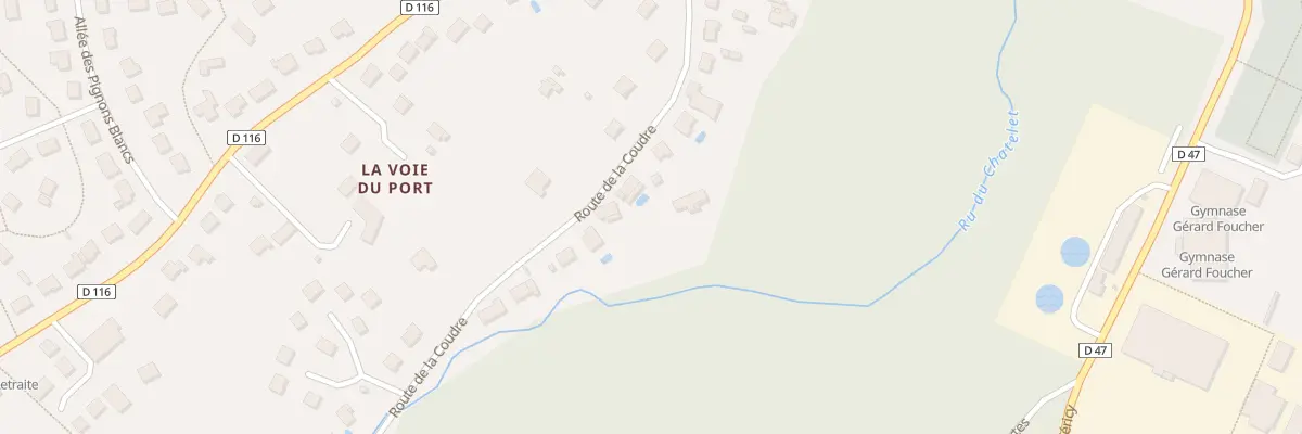 Plan du 19 Rte de la Coudre au Châtelet-en-Brie