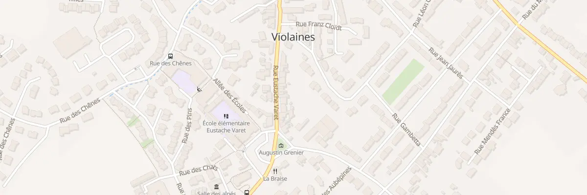 Plan du 6 Rue Eustache Varet à Violaines