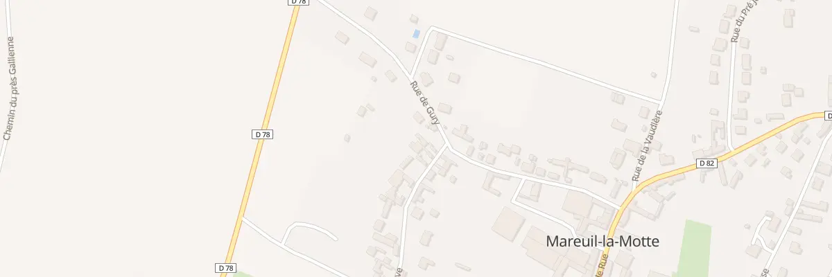 Plan du 21 Rue Neuve à Mareuil-la-Motte