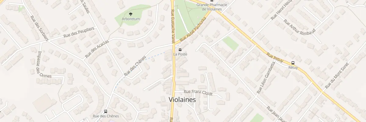Plan du 40 Rue Eustache Varet à Violaines