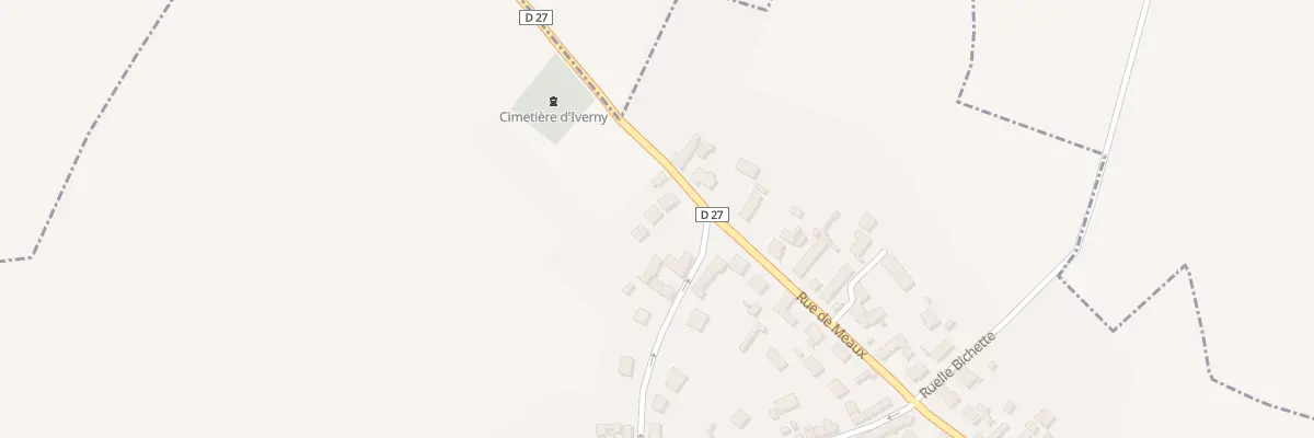 Plan du 27 Rue du Tillet à Iverny