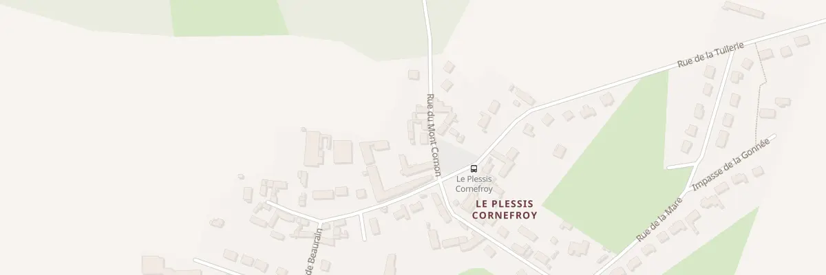 Plan du 1 Rue du Mont Cornon à Trumilly
