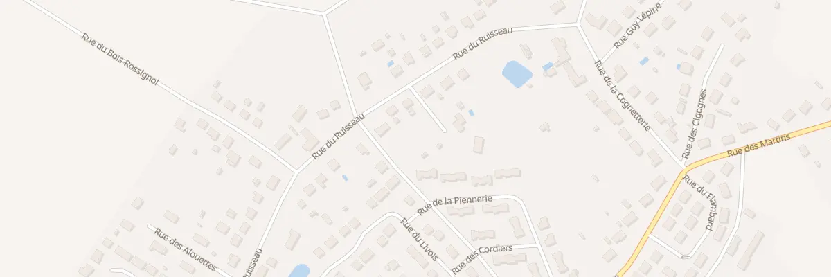 Plan du 524 Rue du Ruisseau à Amilly