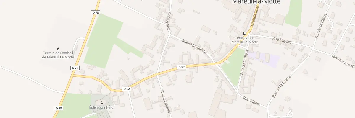 Plan du 8 Rue de l’Eglise à Mareuil-la-Motte