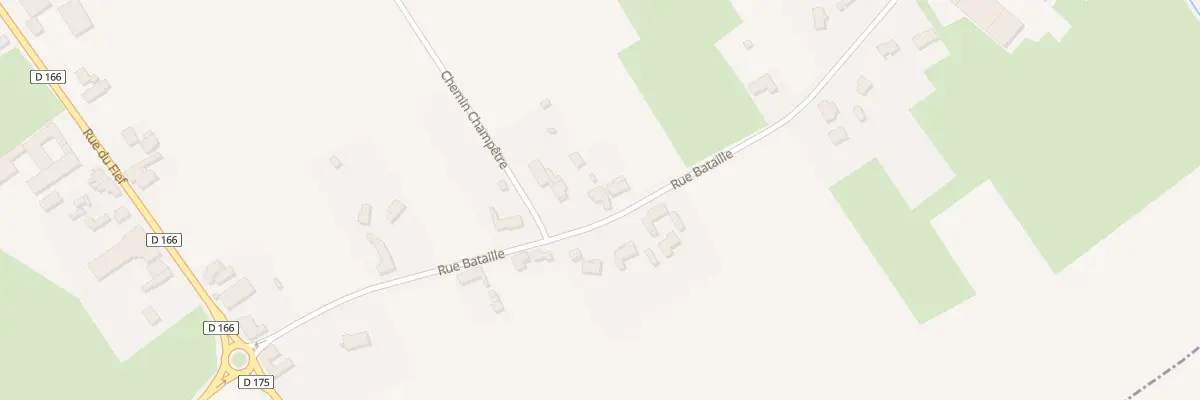 Plan du 289 Rue Bataille à Sailly-sur-la-Lys