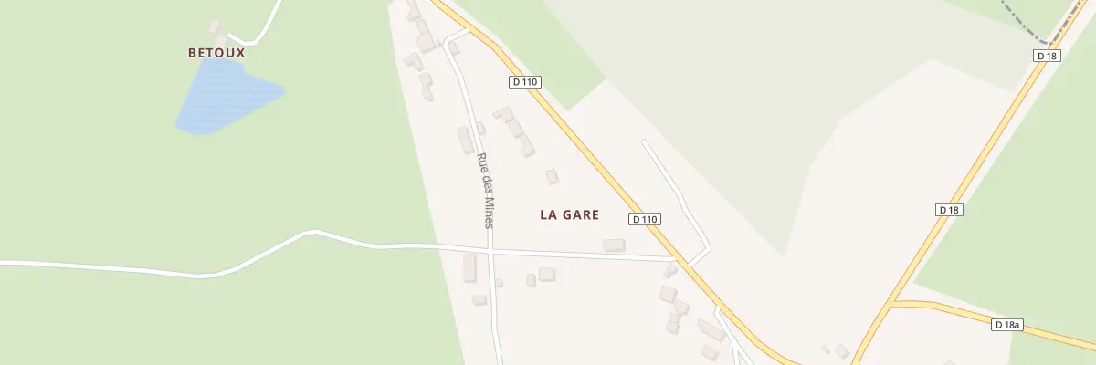 Plan du 5062 La Gare à Gouttières