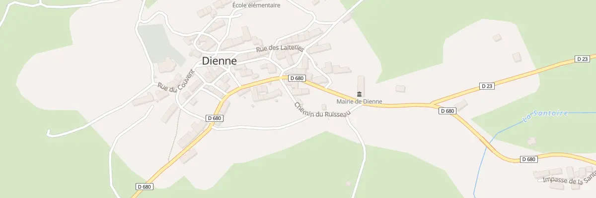 Plan du 5101 Le Bourg à Dienne