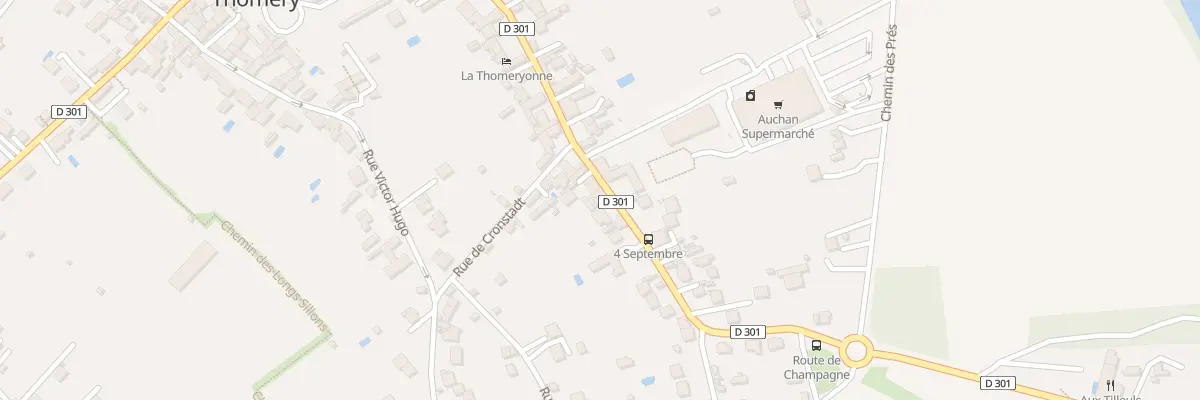 Plan du 36 Rue du 4 Septembre à Thomery