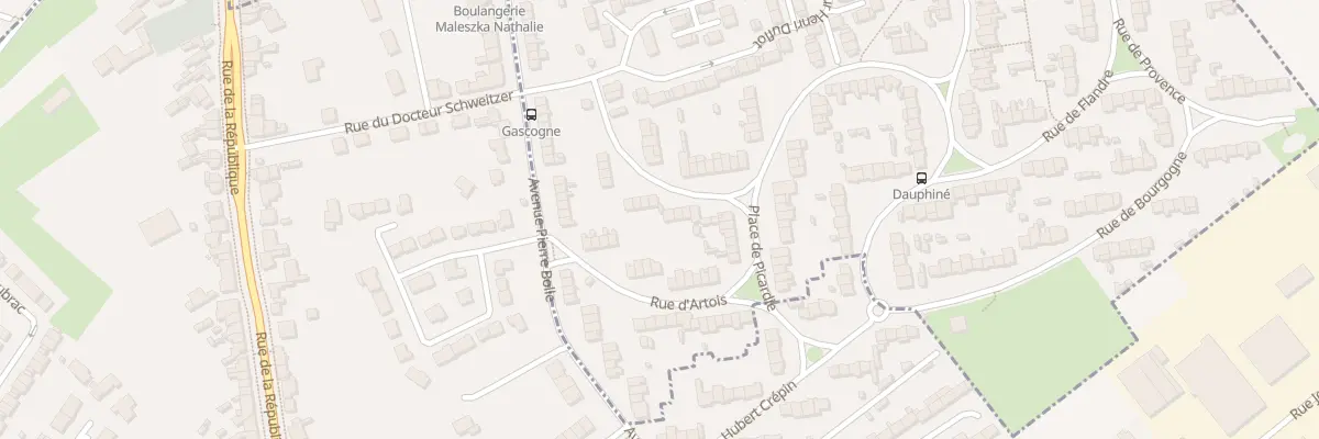 Plan du 16 Rue du Roussillon à Arras