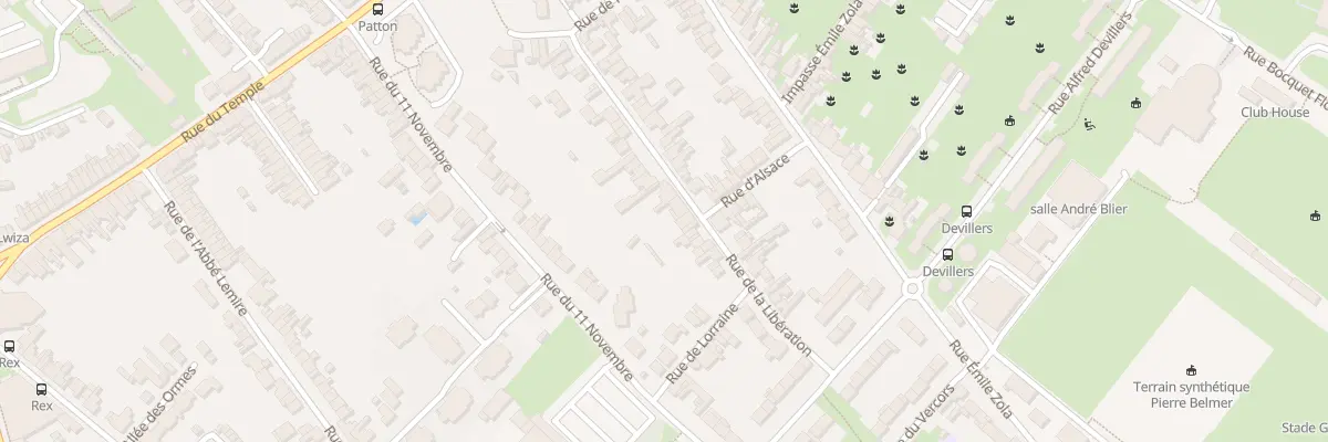 Plan du 42 Rue de la Libération à Arras