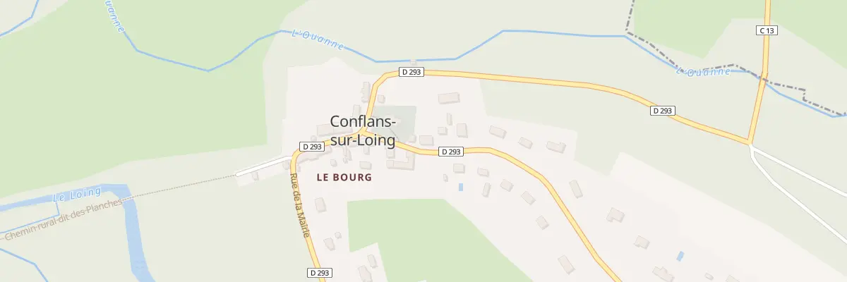 Plan du 67 Rte de Gy-les-Nonains à Conflans-sur-Loing