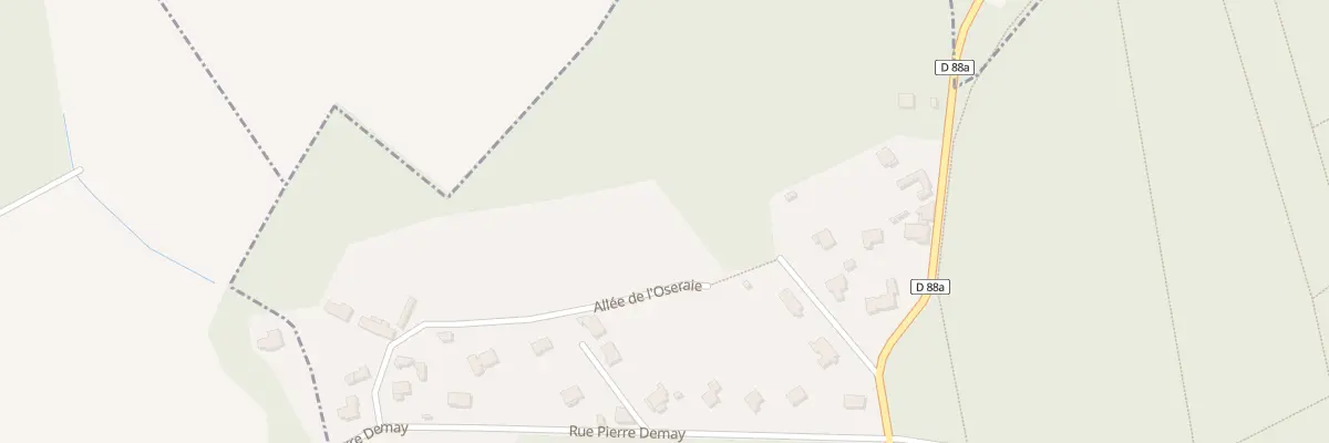 Plan du 2 All de l’Oseraie à Villeneuve-Saint-Denis
