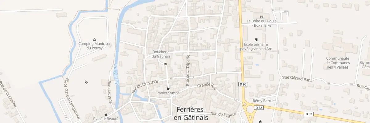 Plan du 9 Rue de la Triperie à Ferrières-en-Gâtinais
