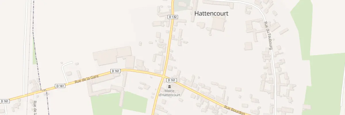 Plan du 4 Gr Grande Rue à Hattencourt