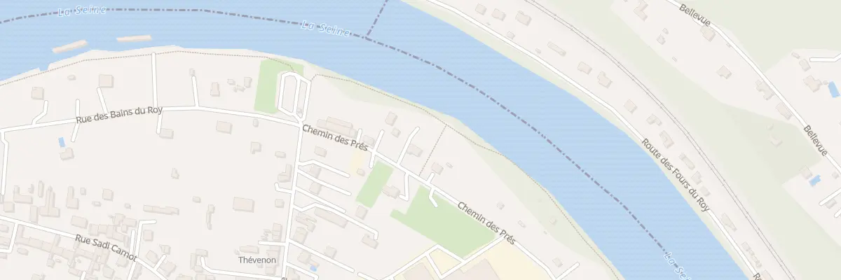 Plan du 7 Che des Prés à Thomery