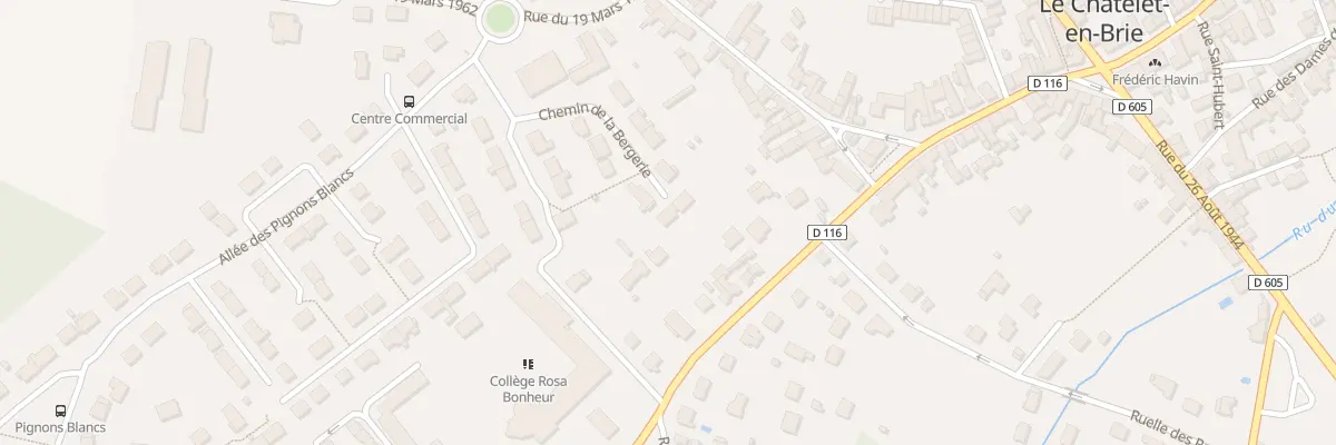 Plan du 14 Che de la Bergerie au Châtelet-en-Brie