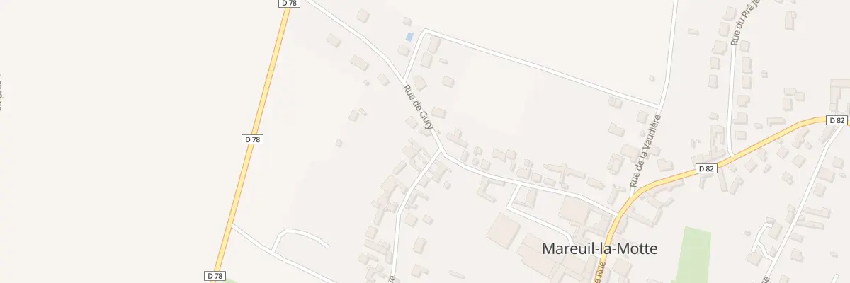 Plan du 7 Rue de Gury à Mareuil-la-Motte