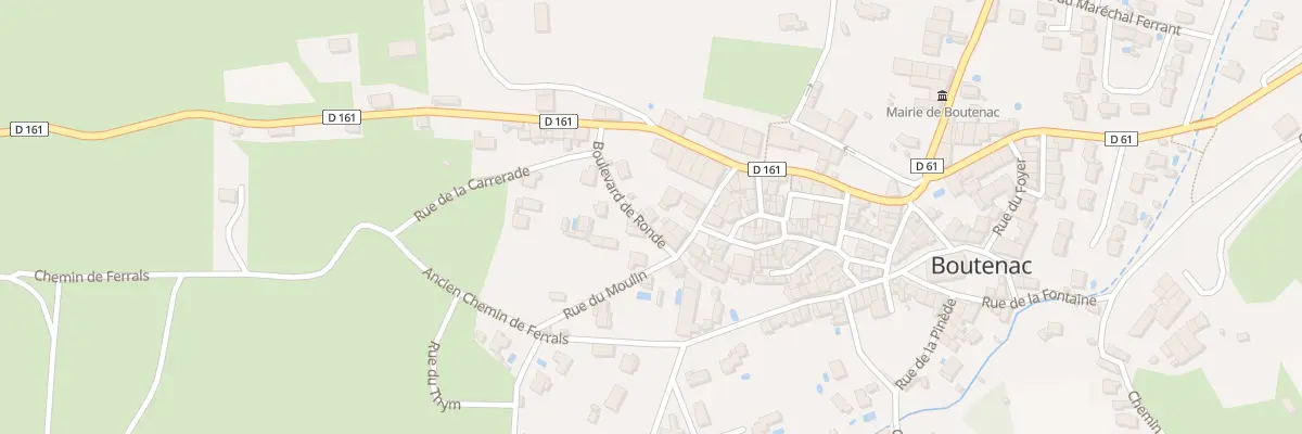 Plan du 10 Rue de la Forge à Boutenac