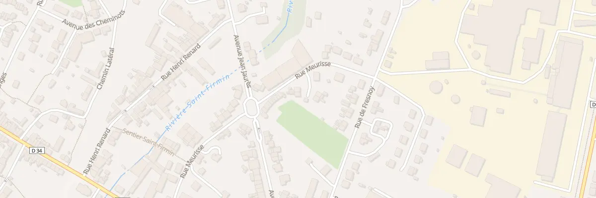 Plan du 40 Rue Meurisse à Roye