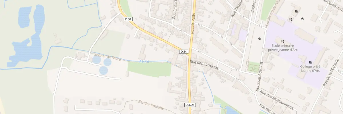 Plan du 9002 Rue des Fontaines à Roye