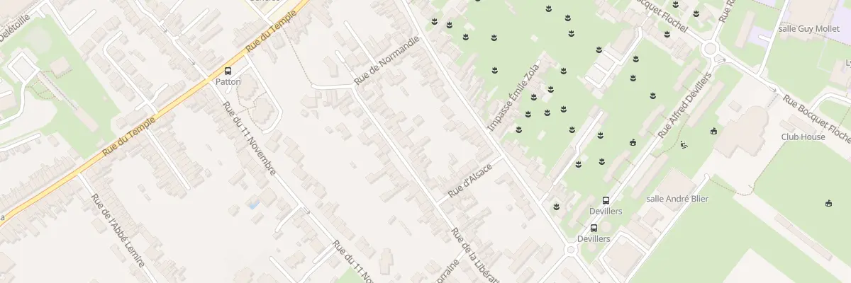 Plan du 21 Rue de la Libération à Arras