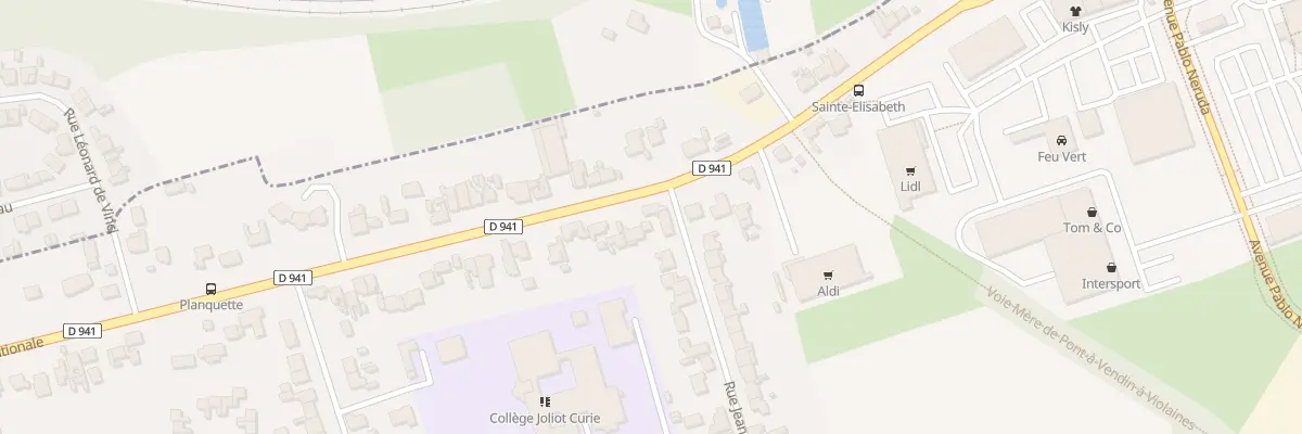 Plan du 103 Rte Nationale à Auchy-les-Mines