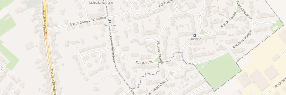 Plan du 20 Rue du Roussillon à Arras