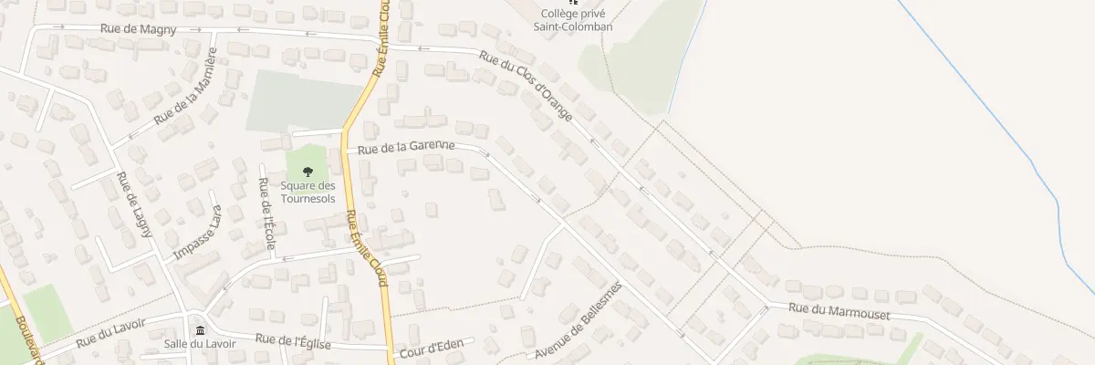 Plan du 15 Rue de la Garenne à Serris