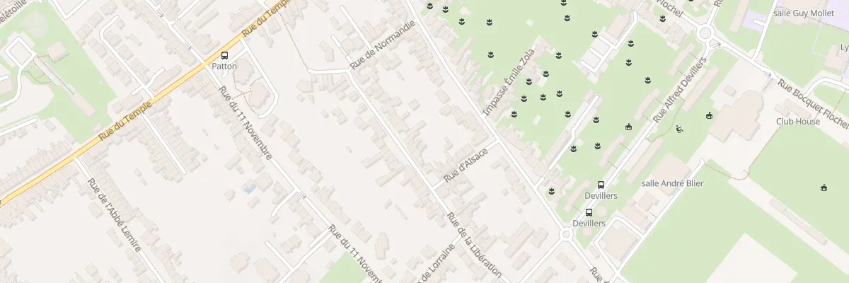 Plan du 25 Rue de la Libération à Arras